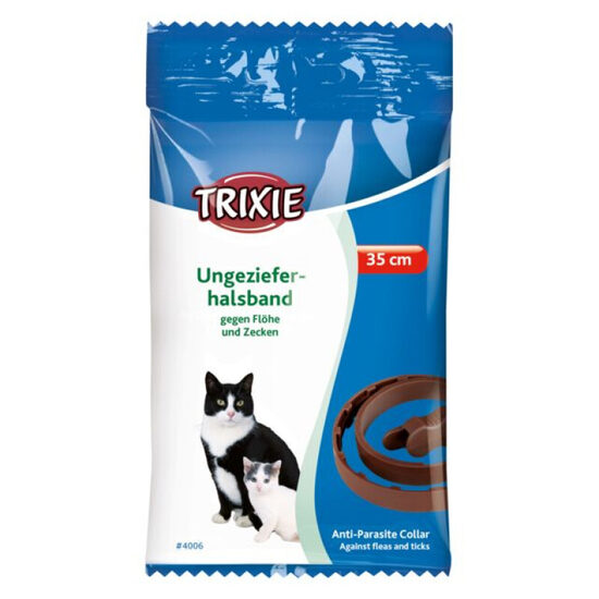Trixie Natural Flea and Tick Collar 35 cm - Pret blusām, ērcēm siksna kaķiem 