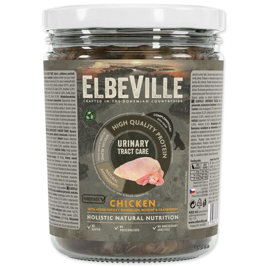 ElbeVille Urinary Tract Care, Chicken with Parsley, Dandelion and Cranberries, 440 ml
