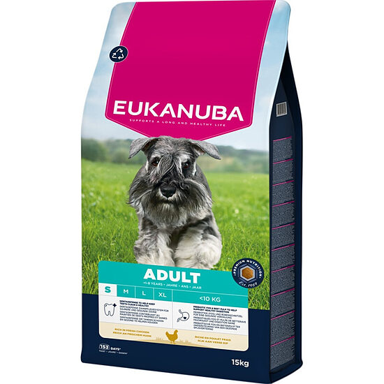 Сухой корм для собак — Eukanuba Adult Small Chicken, 15 кг  Код товара: 112957