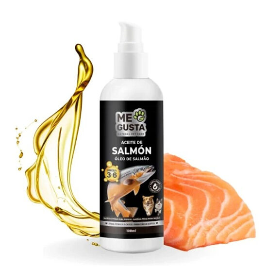 Me Gusta Salmon Oil, 100ml — лососевое масло для собак и кошек