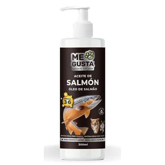 Me Gusta Salmon Oil, 300ml — лососёвое масло для собак и кошек