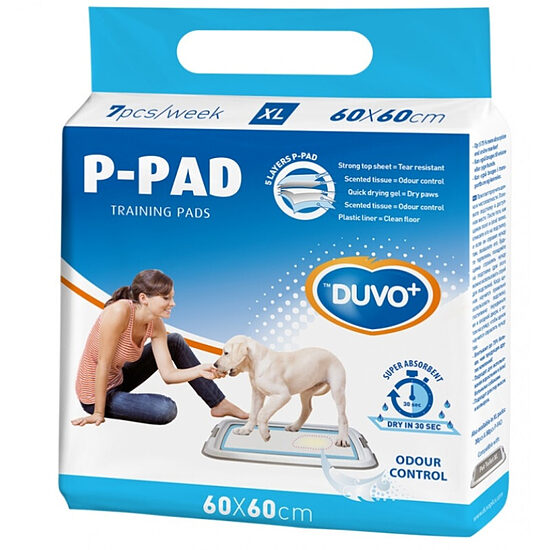 Duvo Plus P-pad XL, 60*60сm / 30gb - paladziņi suņu tualetēm