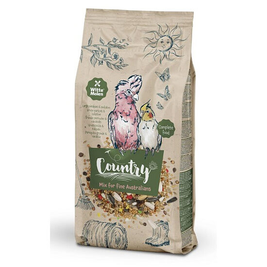 Witte Molen Country Large Parakeet & Cockatoo, 2.5kg - barība vidējiem papagaiļiem
