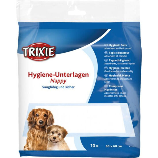 TRIXIE Nappy Puppy Pad, 60x60cm, 10 gab.