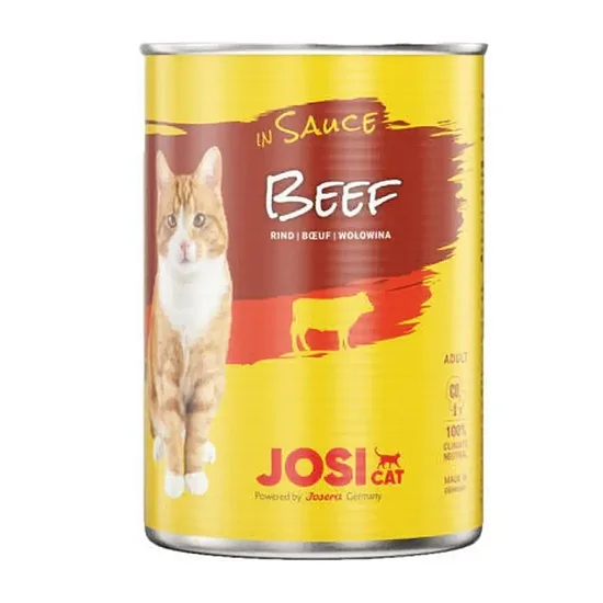 Konservi JOSERA JosiCat Beef in sauce 415 g