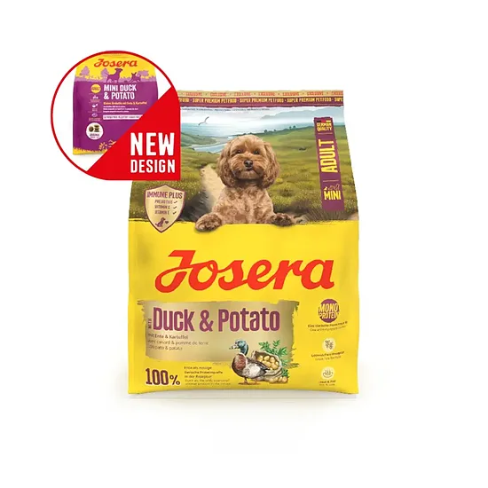 Josera SP suņiem Mini Adult with Duck&Potato 900 g