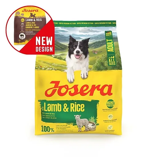 Josera SP для собак A/S Adult with Lamb&Rice 900 г