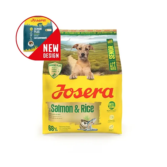 Josera SP для собак A/S Senior с лососем и рисом 900 г