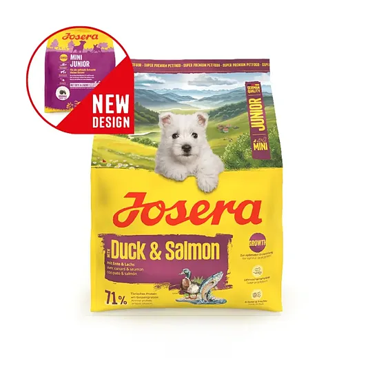 Josera SP для собак Mini Junior с уткой и лососем 3 кг (MiniJunior)