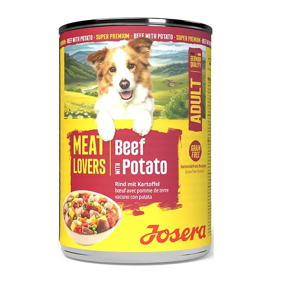 Konservi JOSERA suņiem Meat Lovers Menu Beef with Potato 400 g