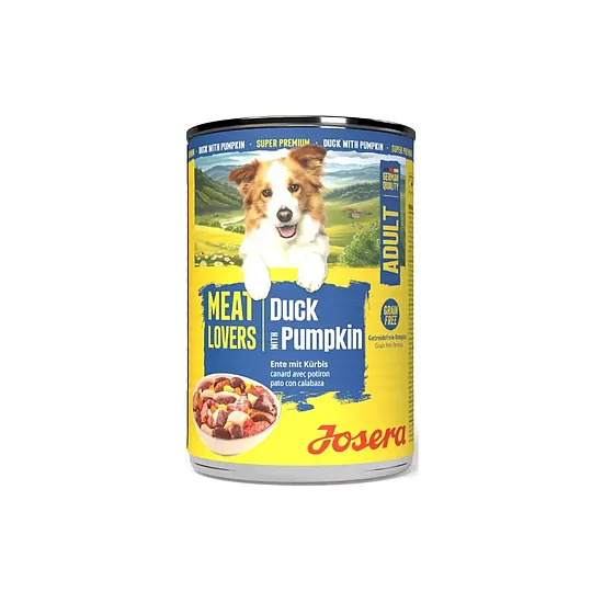 Konservi JOSERA suņiem Meat Lovers Menu Duck with Pumpkin 400 g