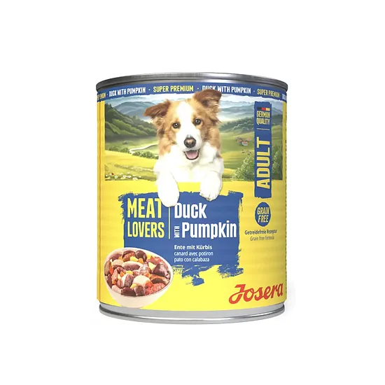 Konservi JOSERA suņiem Meat Lovers Menu Duck with Pumpkin 800 g