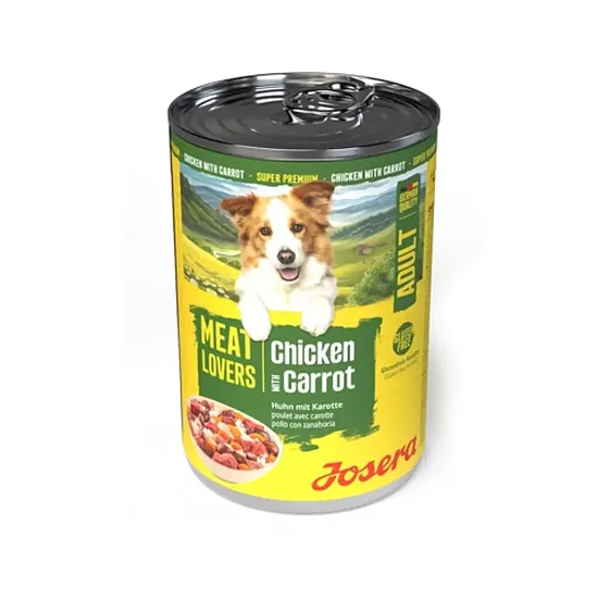 Konservi JOSERA suņiem Meat Lovers Menu Chicken with Carrot 400 g