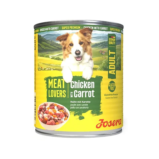 Konservi JOSERA suņiem Meat Lovers Menu Chicken with Carrot 800 g