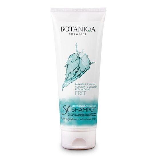 Botaniqa Show Line Soothing&Shiny Coat Shampoo 250ml - Nomierinošs šampūns spīdīgam apmatojumam