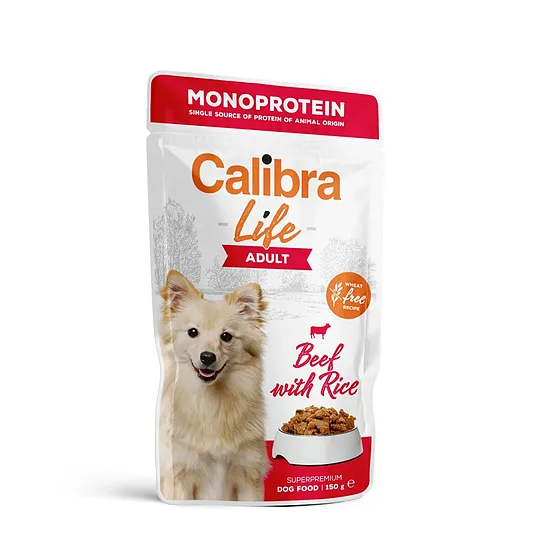Calibra Собака Жизненный мешок Взрослая Говядина 150г 