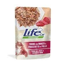 Life Cat тунец, говядина, курица, ветчина 0.070 г