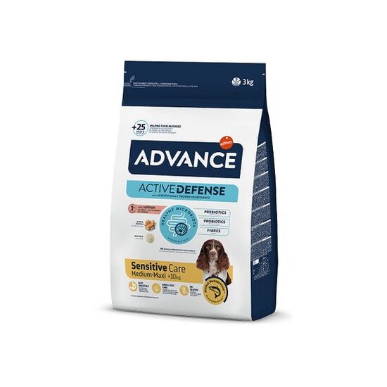 ADVANCE DOG SENSITIVE SALMON & RICE 3KG - ДЛЯ ЧУВСТВИТЕЛЬНЫХ СОБАК (ЛОСОСЬ С РИСОМ)