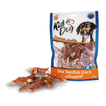 KIDDOG Sea Sunfish Duck wrapped 250 g - zivis, kas ietītas pīles krūtiņā
