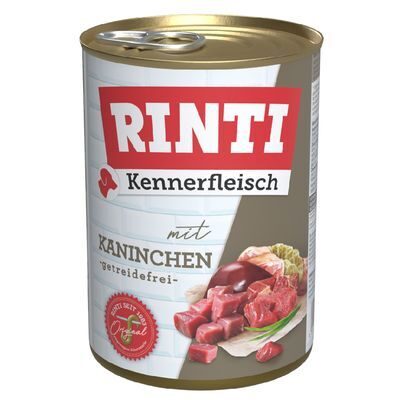 Rinti Kennerfleisch Kaninchen 400g - консервы  с кроликом