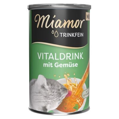 Miamor Vitaldrink Gemuse 135ml - zupiņa kaķiem ar dārzeņiem un B vitamīnu