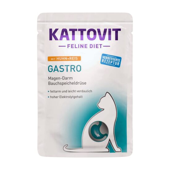 KATTOVIT GASTRO HUHN & RICE 85G