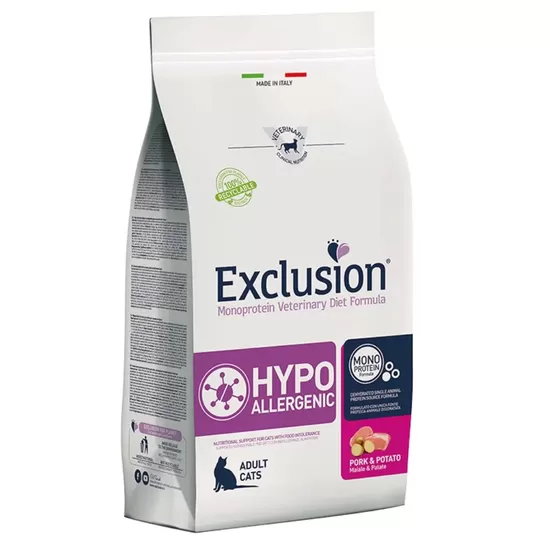 Exclusion Hypoallergenic barība kaķiem ar cūkgaļu un kartupeļiem 300 g