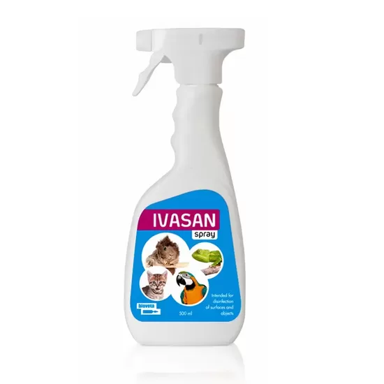 Ivasan Spray 500 ml -  dezinfekcijas līdzeklis pret vīrusiem, baktērijām un pelējuma sēnītēm
