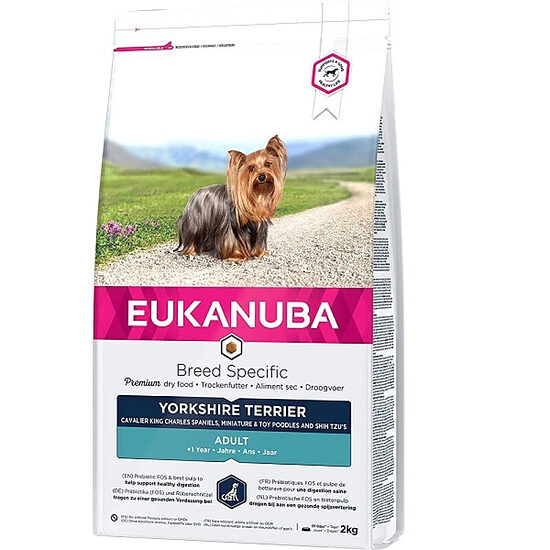 Сухой корм для собак — Eukanuba Adult Yorkshire Terrier, 2 кг   Код товара: 100784