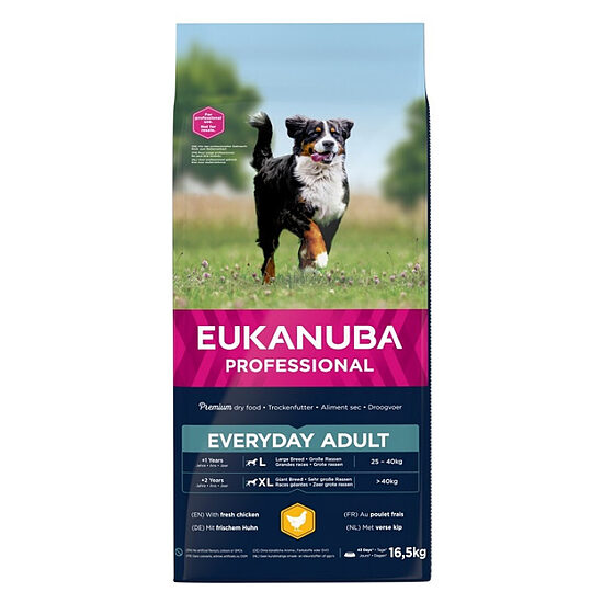 Сухой корм для собак — Eukanuba Adult Large Chicken 16,5 кг   Код товара: 107992