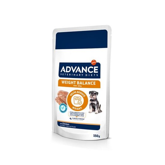 ADVANCE VETERINARY DIETS DOG WEIGHT BALANCE 150G - KONSERVI SUŅIEM SVARA KONTROLEI 