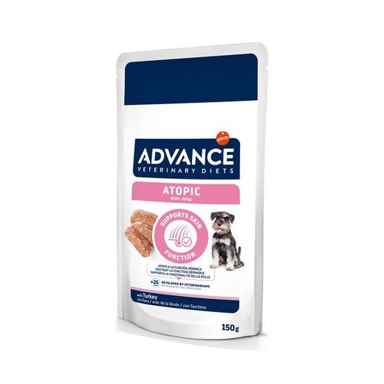 ADVANCE VETERINARY DIETS DOG ATOPIC 150G - KONSERVI SUŅIEM AR ATOPISKO DERMATĪTU 
