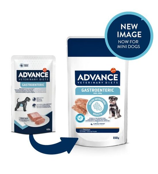 ADVANCE VETERINARY DIETS DOG GASTROENTERIC 150G - KONSERVI SUŅIEM AR GREMOSANAS TRAUCĒJUMIEM 
