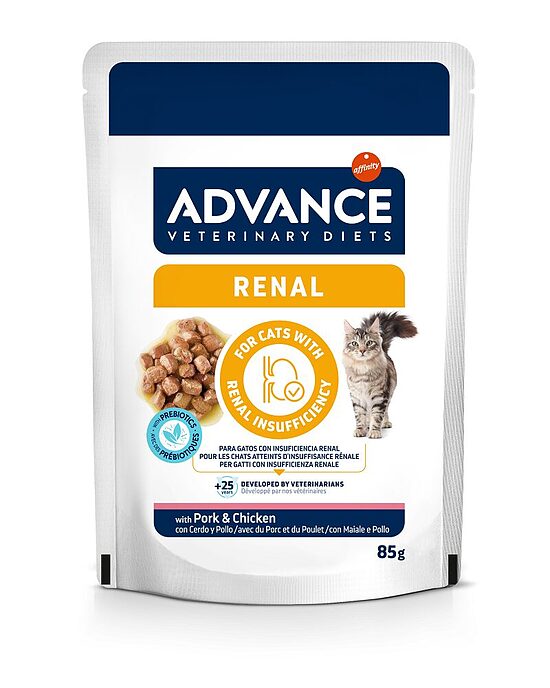 ADVANCE VETERINARY DIETS CAT RENAL 85G - КОНСЕРВЫ ДЛЯ КОШЕК С НАРУШЕНИЯМИ РАБОТЫ ПОЧЕК