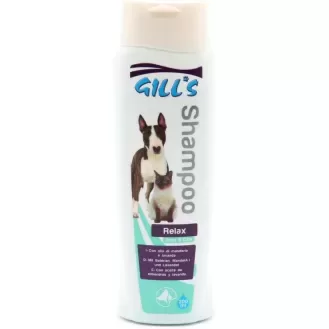 GILL'S RELAX Shampoo 200ml - šampūns suņiem un kaķiem ar lavandu un mandeļu eļļu