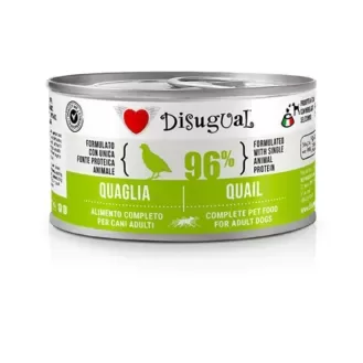 DISUGUAL MonoProtein Quail 150г - консервы для собак с перепёлкой