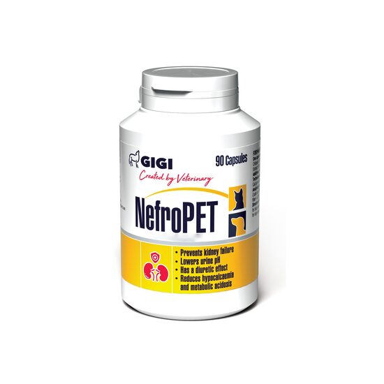 GIGI NefroPET 90 kaps.  nieru funkcijas atbalstam suņiem un kaķiem