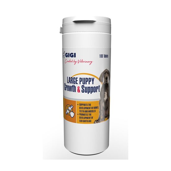 GIGI Large Puppy Growth & Health 100 tab.