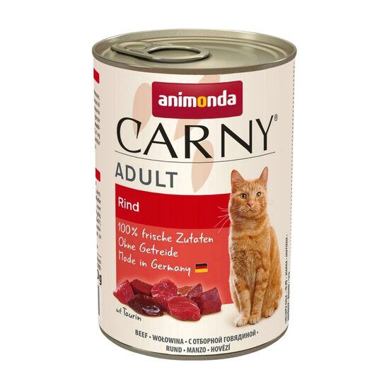 Animonda Carny Adult ar liellopu, 400g - konservi kaķiem