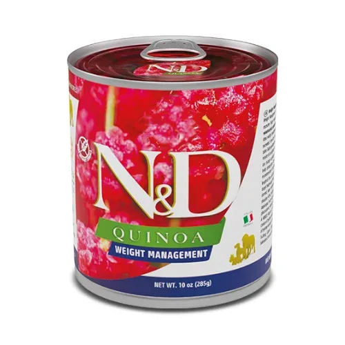 N&D DOG QUINOA LAMB WEIGHT MANAGEMENT 285G 
