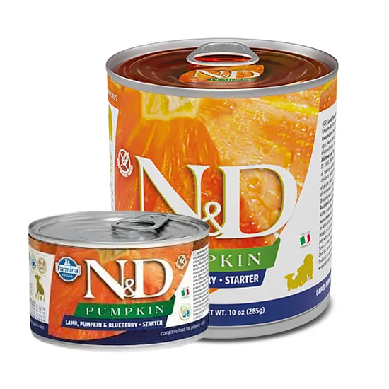 N&D DOG PUMPKIN LAMB BLUEBERRY STARTER 140G | 285G 