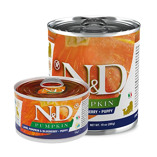 N&D DOG PUMPKIN LAMB BLUEBERRY PUPPY 140G | 285G