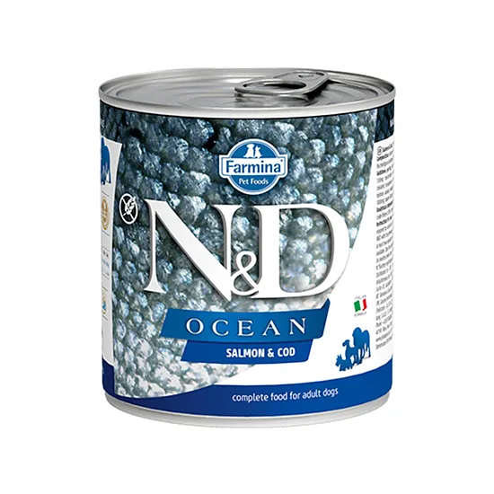 N&D DOG OCEAN SALMON CODFISH 285G 