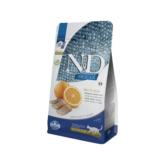 N&D CAT OCEAN HERRING ORANGE NEUTERED 5KG
