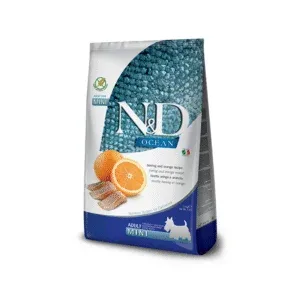 N&D DOG OCEAN HERRING ORANGE MINI 7kg