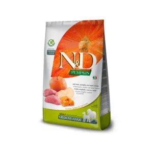 N&D DOG PUMPKIN BOAR APPLE ADULT MEDIUM MAXI 12 kg
