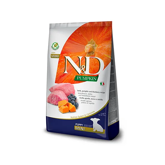  N&D DOG PUMPKIN LAMB BLUEBERRY PUPPY MINI 7kg