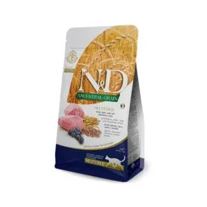 N&D CAT ANCESTRAL GRAIN LAMB BLUEBERRY NEUTERED
