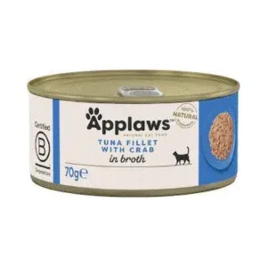 APPLAWS CAT TUNA CRAB BROTH 70G 