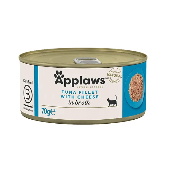 APPLAWS CAT TUNA CHEESE BROTH 70G | 156G 